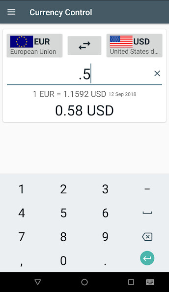 Run android online APK Currency Control-THE Converter from MyAndroid or emulate Currency Control-THE Converter using MyAndroid
