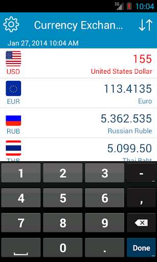 Run android online APK Currency exchange rates FREE from MyAndroid or emulate Currency exchange rates FREE using MyAndroid