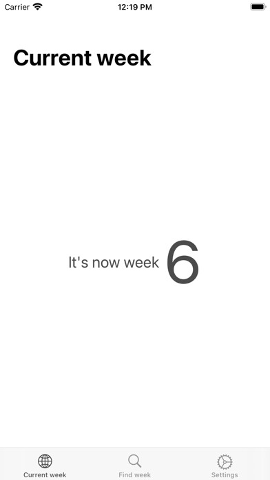 Emulate iPhone app Current Week using MyAndroid
