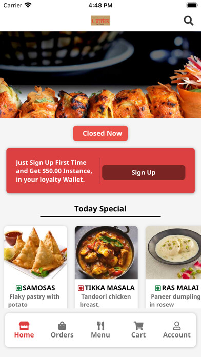 Emulate iPhone app Curries In Everett using MyAndroid Emulate iPhone app Curries In Everett using MyAndroid