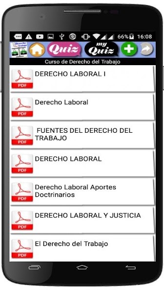 Run android online APK Curso de Derecho del Trabajo from MyAndroid or emulate Curso de Derecho del Trabajo using MyAndroid