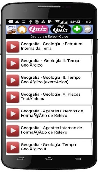 Run android online APK Curso de Geología from MyAndroid or emulate Curso de Geología using MyAndroid