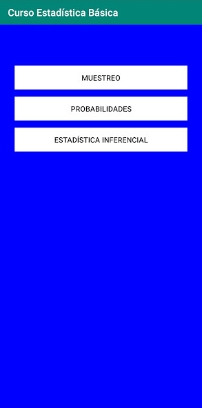 Run android online APK Curso Estadística Básica from MyAndroid or emulate Curso Estadística Básica using MyAndroid