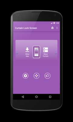 Emulate Android APK Curtain Lock Screen