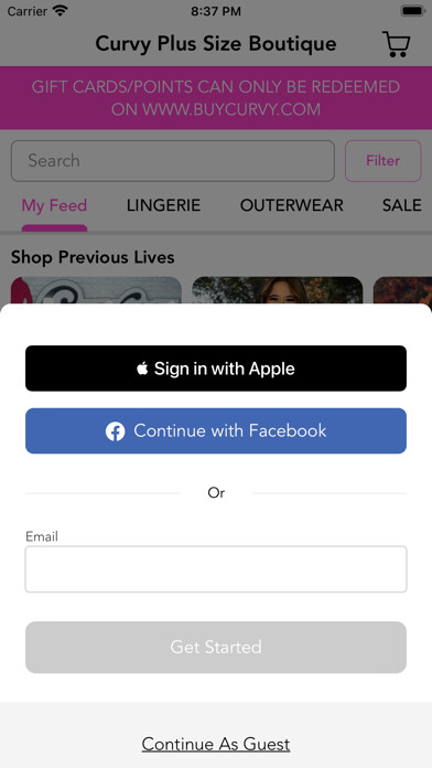 Run android online APK Curvy Plus Size Boutique from MyAndroid or emulate Curvy Plus Size Boutique using MyAndroid