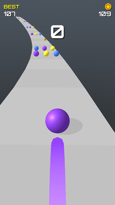 Emulate iPhone app Curvy Road - Color Road 3D using MyAndroid Emulate iPhone app Curvy Road - Color Road 3D using MyAndroid