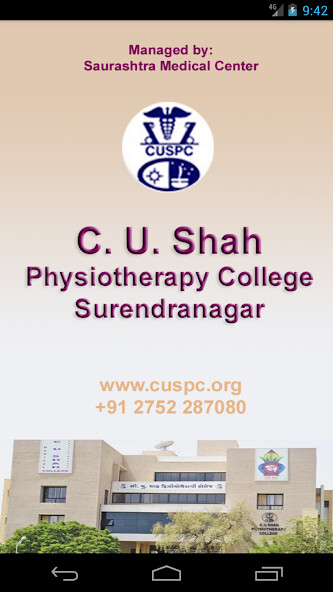 Run android online APK C. U. Shah Physiotherapy College from MyAndroid or emulate C. U. Shah Physiotherapy College using MyAndroid Run android online APK C. U. Shah Physiotherapy College from MyAndroid or emulate C. U. Shah Physiotherapy College using MyAndroid