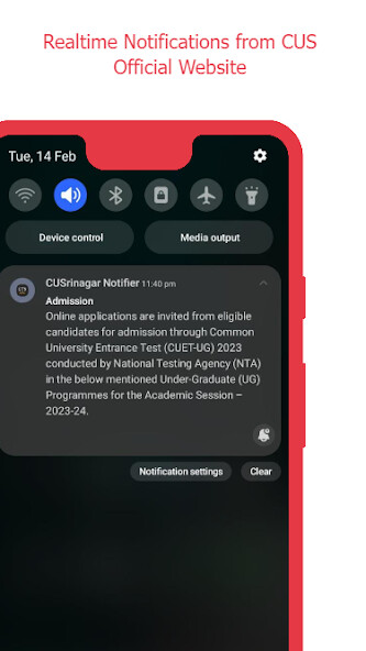 Run android online APK CUSrinagar Notifier - CUS from MyAndroid or emulate CUSrinagar Notifier - CUS using MyAndroid Run android online APK CUSrinagar Notifier - CUS from MyAndroid or emulate CUSrinagar Notifier - CUS using MyAndroid