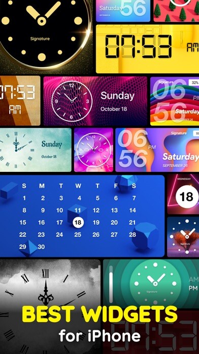 Emulate iPhone app Custom Colorful Widget Maker using MyAndroid
