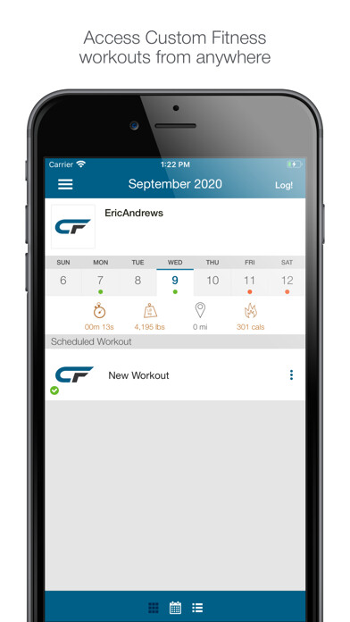Emulate iPhone app Custom Fitness Natomas using MyAndroid Emulate iPhone app Custom Fitness Natomas using MyAndroid