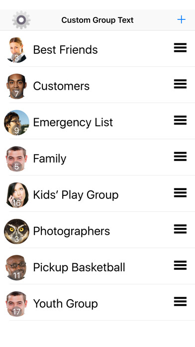 Emulate iPhone app Custom Group Text using MyAndroid Emulate iPhone app Custom Group Text using MyAndroid