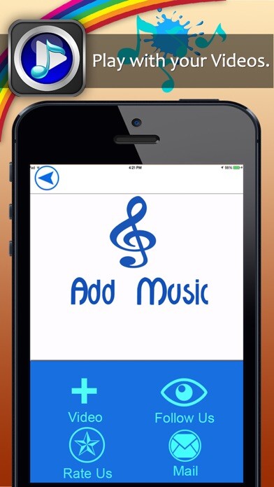 Emulate iPhone app Customize Video Generator: Add Music, Sound Tracks to Video Clips using MyAndroid Emulate iPhone app Customize Video Generator: Add Music, Sound Tracks to Video Clips using MyAndroid