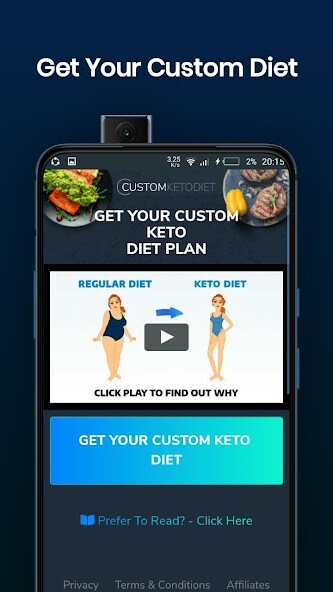 Run android online APK Custom Keto Diet - Get Custom Meal Plan from MyAndroid or emulate Custom Keto Diet - Get Custom Meal Plan using MyAndroid