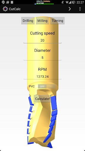 Run android online APK CutCalc from MyAndroid or emulate CutCalc using MyAndroid