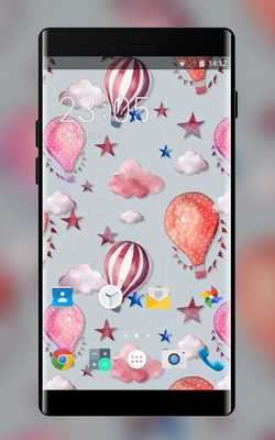 Emulate Android APK Cute air balloon Theme for Intex Aqua Y2