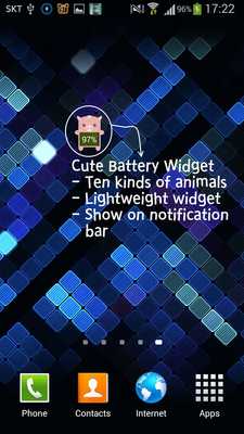 Emulate Android APK Cute Animal Battery Widget