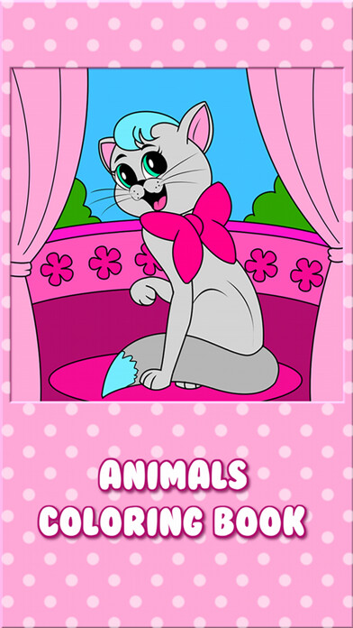 Emulate iPhone app Cute Animal Coloring Book Game using MyAndroid
