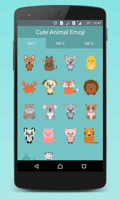 Emulate Android APK Cute Animal Emoji