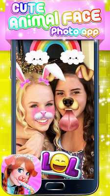 Emulate Android APK Cute Animal Face Photo App
