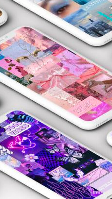 Emulate iPhone app Cute Asthetic Wallpaper Preppy using MyAndroid