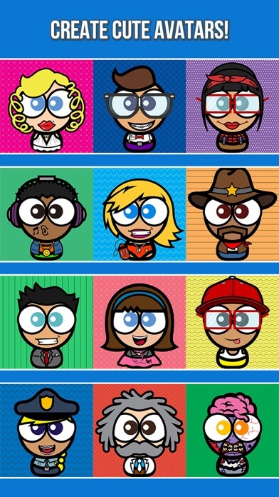 Emulate iPhone app Cute Avatar Creator using MyAndroid