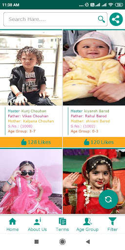 Run android online APK cute baby contest from MyAndroid or emulate cute baby contest using MyAndroid Run android online APK cute baby contest from MyAndroid or emulate cute baby contest using MyAndroid