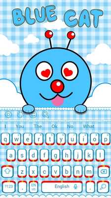 Emulate Android APK Cute Blue Cartoon Cat Keyboard Theme Emulate Android APK Cute Blue Cartoon Cat Keyboard Theme