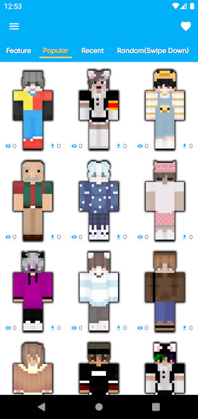 Run android online APK Cute Boy Skins for Minecraft PE from MyAndroid or emulate Cute Boy Skins for Minecraft PE using MyAndroid