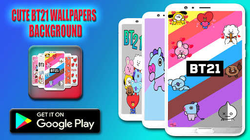 Run android online APK cute bt21 wallpapers hd background from MyAndroid or emulate cute bt21 wallpapers hd background using MyAndroid