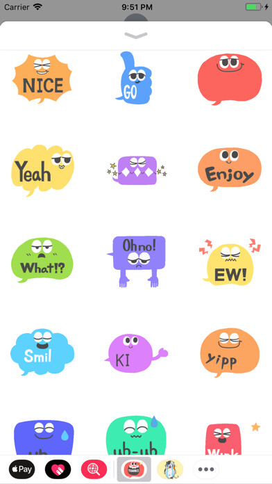 Emulate iPhone app Cute Bubble Text Animated using MyAndroid Emulate iPhone app Cute Bubble Text Animated using MyAndroid