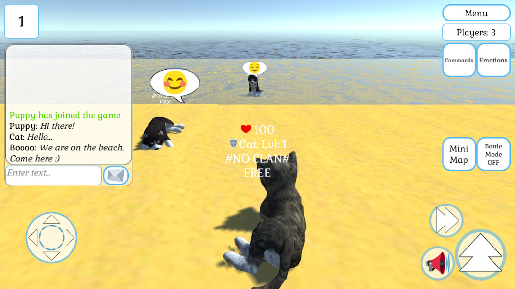 Emulate iPhone app Cute Cat And Puppy World using MyAndroid