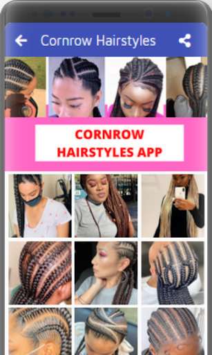Run android online APK Cute Cornrow Hairstyles from MyAndroid or emulate Cute Cornrow Hairstyles using MyAndroid