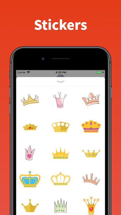 Emulate iPhone app Cute Crown - stickers & emoji using MyAndroid Emulate iPhone app Cute Crown - stickers & emoji using MyAndroid