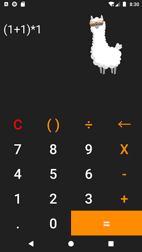 Run android online APK Cute Dancing Llama Calculator from MyAndroid or emulate Cute Dancing Llama Calculator using MyAndroid