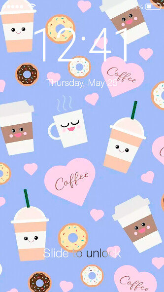 Run android online APK Cute Desserts Kawaii Cupcake Screen Lock from MyAndroid or emulate Cute Desserts Kawaii Cupcake Screen Lock using MyAndroid