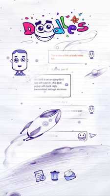 Emulate Android APK Cute Doodles SMS Theme Emulate Android APK Cute Doodles SMS Theme
