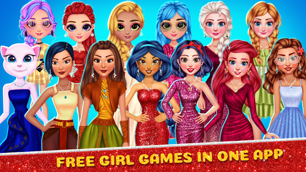 Run android online APK Cute Dress Up Games For Girls from MyAndroid or emulate Cute Dress Up Games For Girls using MyAndroid