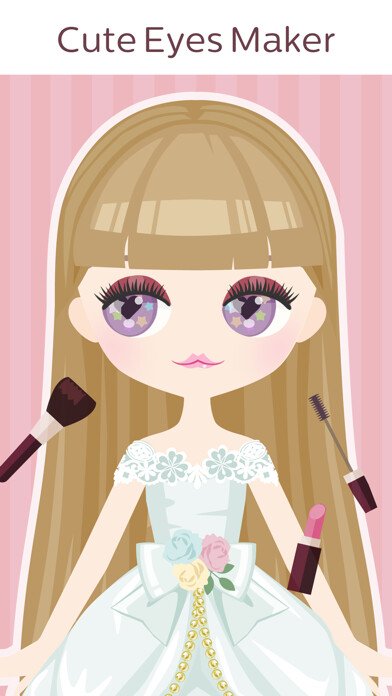 Emulate iPhone app Cute Eyes Maker - Makeup game using MyAndroid Emulate iPhone app Cute Eyes Maker - Makeup game using MyAndroid