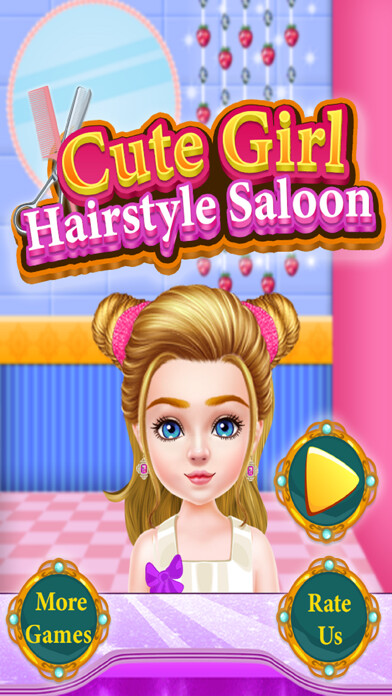 Emulate iPhone app Cute Girl Super Hair Salon using MyAndroid Emulate iPhone app Cute Girl Super Hair Salon using MyAndroid