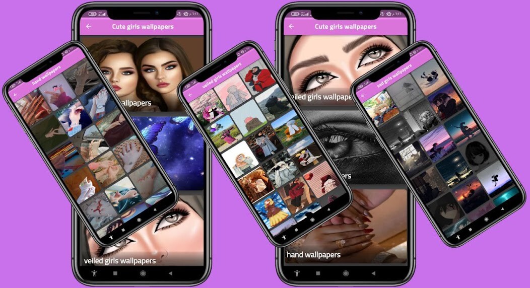 Run android online APK Cute Girls wallpapers from MyAndroid or emulate Cute Girls wallpapers using MyAndroid