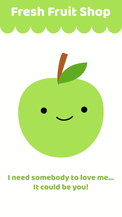 Emulate iPhone app Cute Green Apple Stickers using MyAndroid Emulate iPhone app Cute Green Apple Stickers using MyAndroid