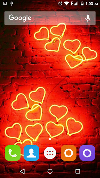 Emulate Android APK Cute Heart Wallpapers
