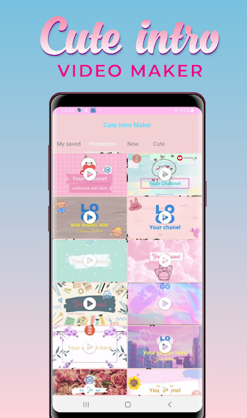 Run android online APK Cute Intro Video Maker from MyAndroid or emulate Cute Intro Video Maker using MyAndroid
