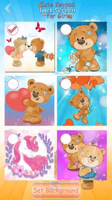 Emulate Android APK Cute Keypad Lock Screen for Girls