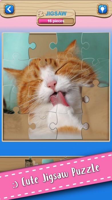 Emulate iPhone app Cute Kitten Cat Jigsaw Puzzle using MyAndroid Emulate iPhone app Cute Kitten Cat Jigsaw Puzzle using MyAndroid