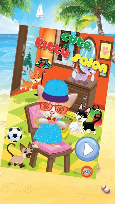 Emulate iPhone app Cute Kitty Salon - Crazy little pet wash, dressup and cat makeover spa salon game using MyAndroid Emulate iPhone app Cute Kitty Salon - Crazy little pet wash, dressup and cat makeover spa salon game using MyAndroid