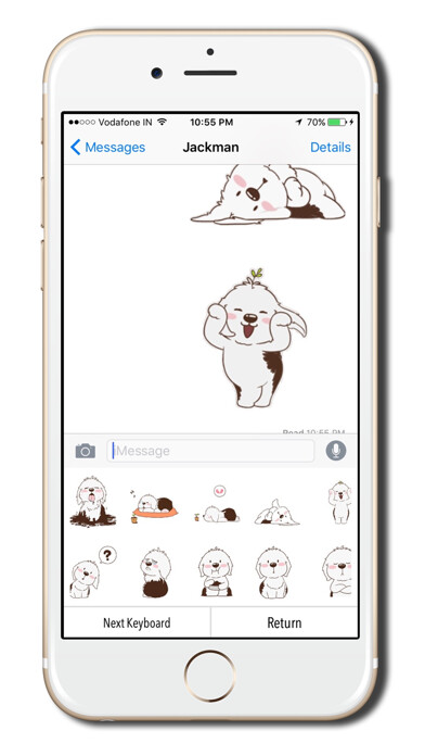 Emulate iPhone app CuteMoji Emoji Stickers using MyAndroid Emulate iPhone app CuteMoji Emoji Stickers using MyAndroid