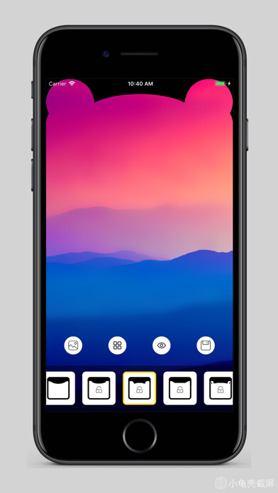 Emulate iPhone app Cute Notch - Custom Wallpaper using MyAndroid Emulate iPhone app Cute Notch - Custom Wallpaper using MyAndroid