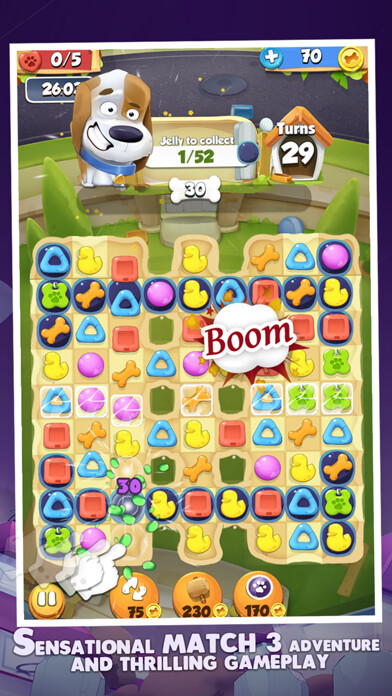 Emulate iPhone app Cute Pet Match 3 Games Puzzle-Matching Jewels Saga using MyAndroid Emulate iPhone app Cute Pet Match 3 Games Puzzle-Matching Jewels Saga using MyAndroid