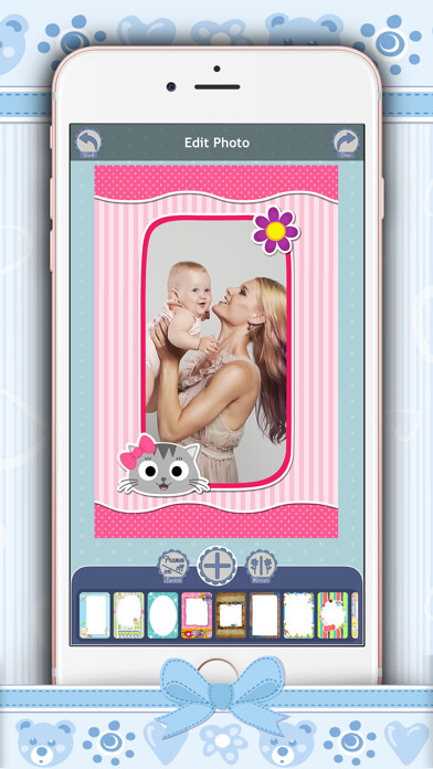 Emulate iPhone app Cute Photo Frames & Stickers using MyAndroid Emulate iPhone app Cute Photo Frames & Stickers using MyAndroid